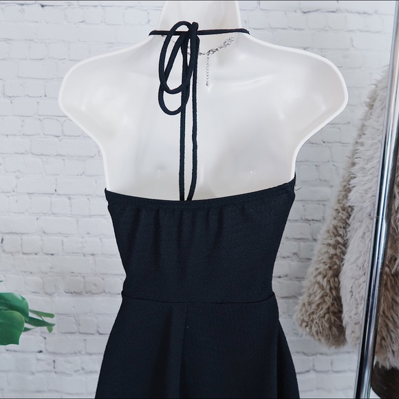 Backless Black Dress Going Out Dance Homecoming - Picture 4 of 5